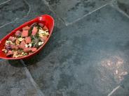 Classical Black Limestone Flooring - Semi Honed