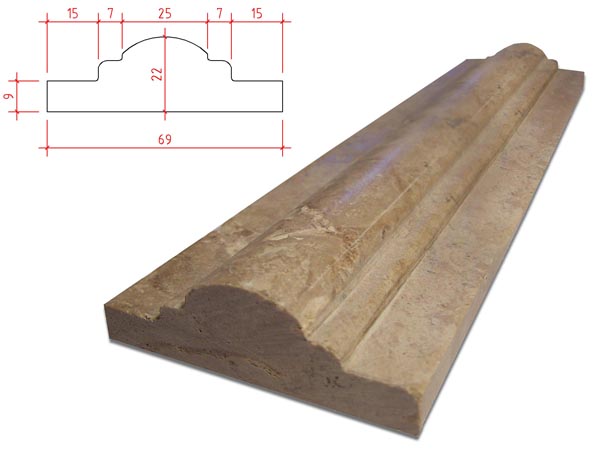 Arch Travertine Border