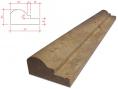 P Step Travertine Border