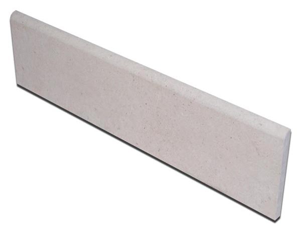 White Moleanos Limestone Skirting Tiles