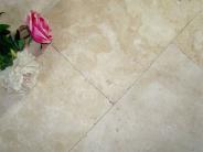 Cappuccino Travertine Tiles - Tumbled & Unfilled