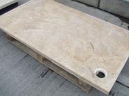 Premium Classic Honed Travertine Shower Tray