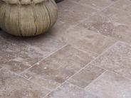 Dolomite Travertine Paving - Tumbled