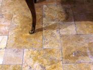 Giallo Travertine Tiles - Tumbled & Unfilled