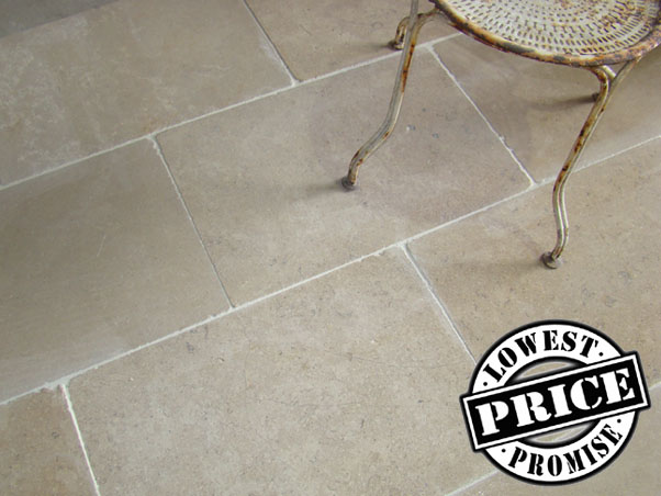 Jericho Limestone Flooring - Tumbled