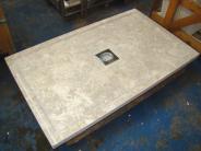 Jerusalem Ramon Grey Limestone Showertray