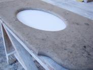 Jura Blue Grey Limestone Vanity Top