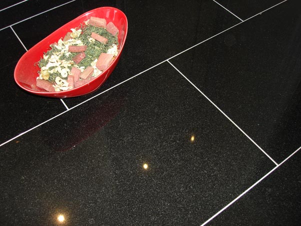 Absolute Black Granite Tiles - Polished