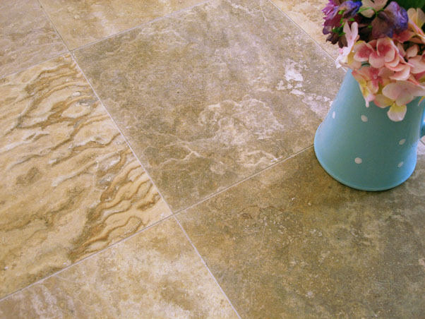 Fusion Travertine Tiles - Honed & Filled