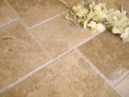 Dune Travertine Flooring - Tumbled & Brushed