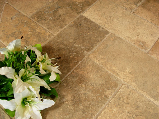 Walnut Blend Travertine Tiles - Unfilled