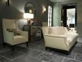 Classical Black Limestone Flooring - Semi Honed