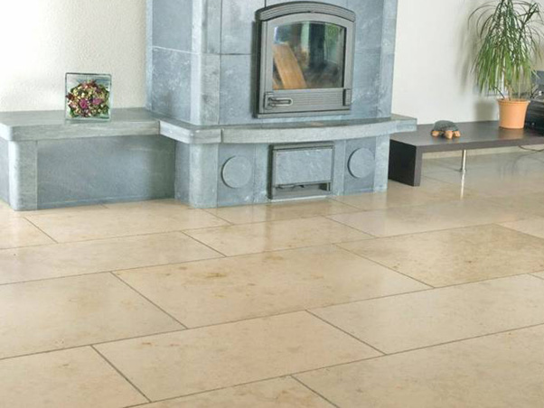 Jura Beige Limestone Tiles - Honed