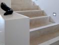 Jura Beige Limestone Stairs - Sandblasted & Brushed