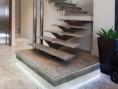 Jura Blue Limestone Staircase / Treads