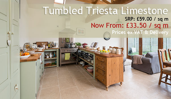 Tumbled Triesta Limestone